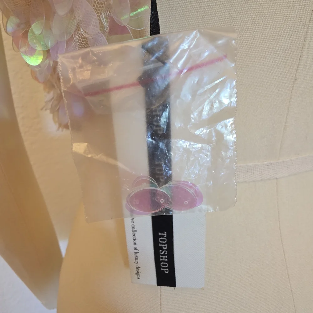 TopShop Iridescent Sequin Top - Picture 10 of 10